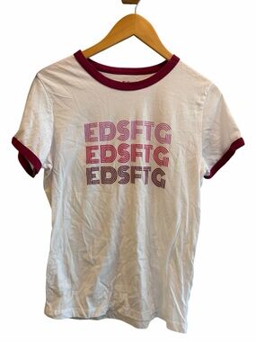 Tee Vineyard Vines EDSFTG Ringer White